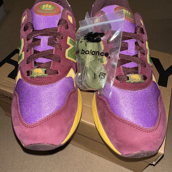 Size 11 - New Balance Stray Rats x 580 Tribute to 2007 - Burgundy main image 7